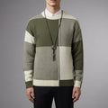 Pull homme colorblock col rond