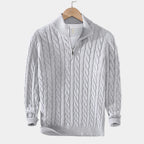 Pull homme demi-zip