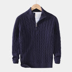 Pull homme demi-zip