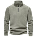Pull homme demi-zip texturé