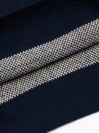 Pull homme maille col rond à motif imprimé