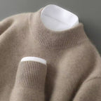 Pull homme maille douce col rond