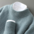 Pull homme maille douce col rond