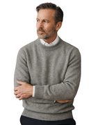 Pull homme maille douce col rond