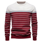 Pull homme marinière rayé