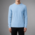 Pull homme motif losanges
