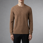 Pull homme motif losanges