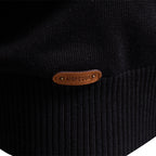 Pull homme rayé demi-zip