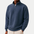Pull homme texturé à col zippé