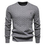 Pull homme torsadé texturé