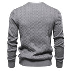 Pull homme torsadé texturé