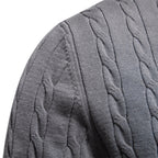 Pull homme torsadé texturé
