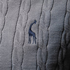 Pull homme torsadé texturé