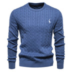 Pull homme torsadé texturé