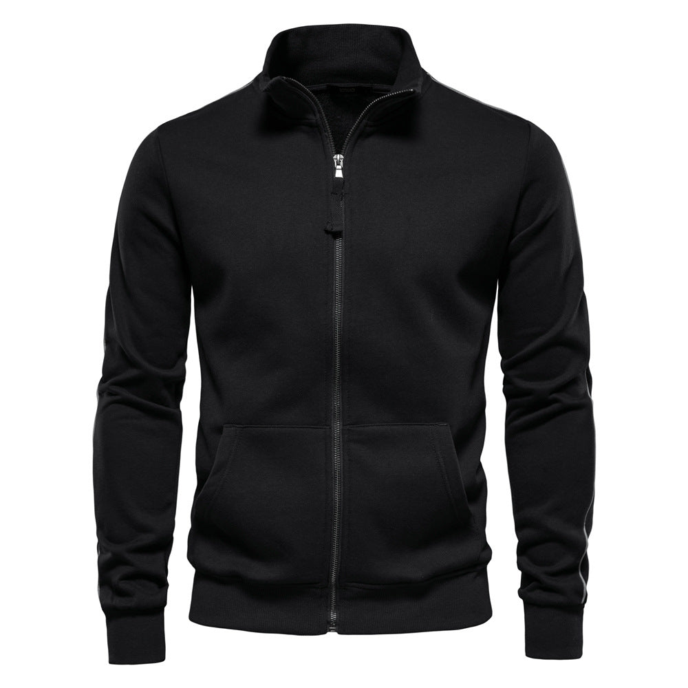 Pull homme zippé à poches