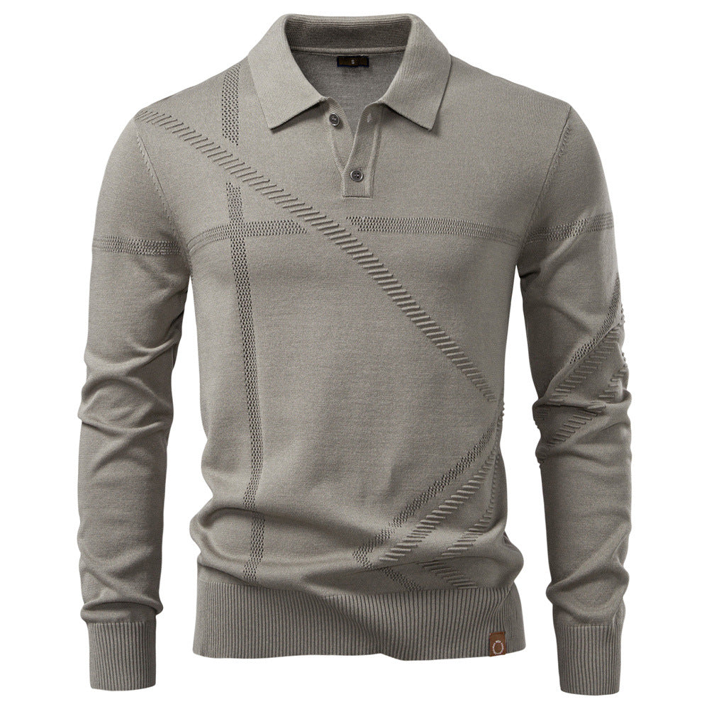 Pull Polo Homme à Col Classique