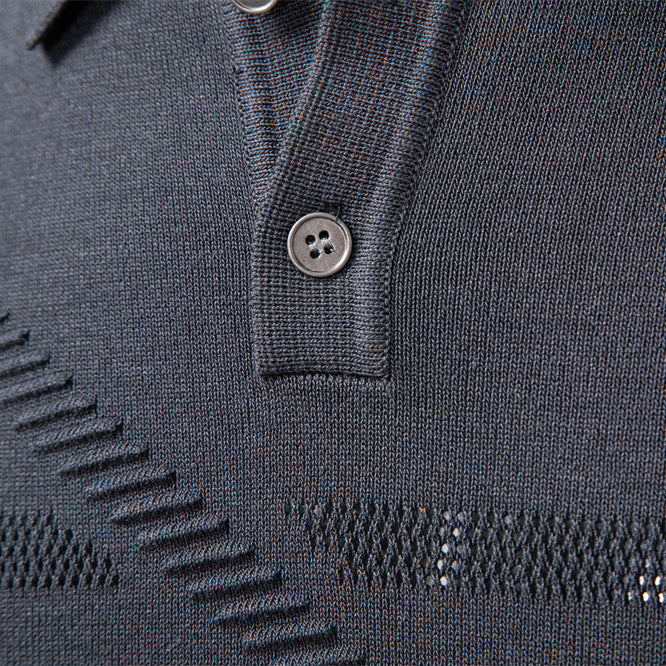 Pull Polo Homme à Col Classique