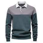 Pull Polo Homme à Manches Longues
