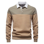 Pull Polo Homme à Manches Longues