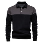 Pull Polo Homme à Manches Longues