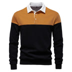 Pull Polo Homme à Manches Longues