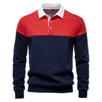 Pull Polo Homme à Manches Longues