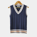 Pull sans manches homme col V