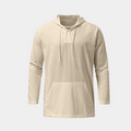 Pull homme à capuche lacets