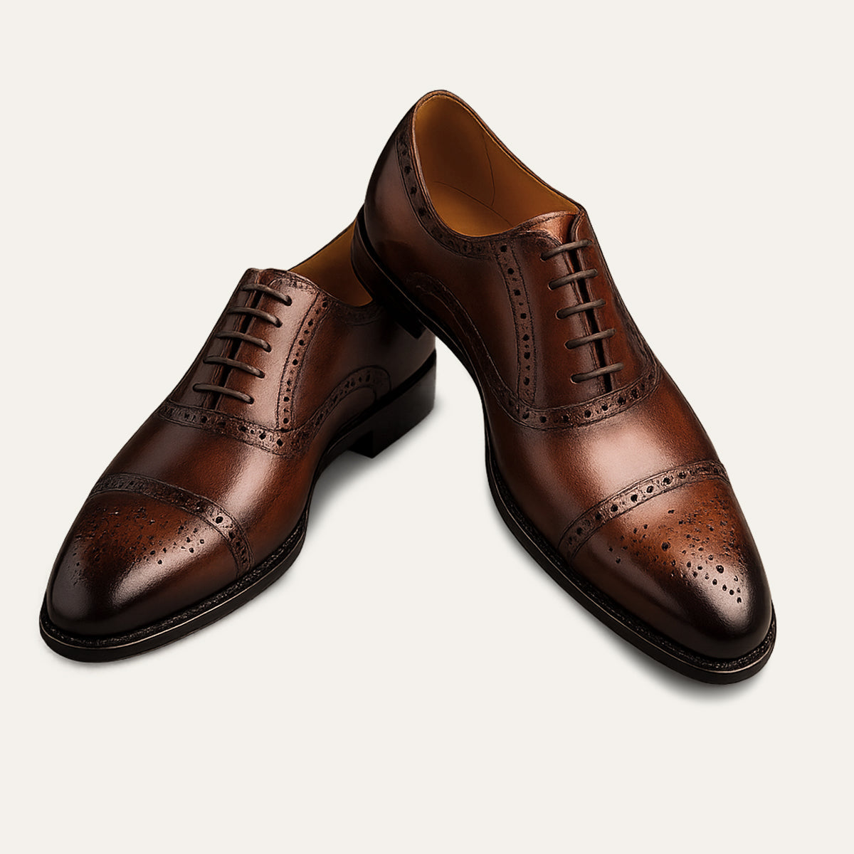 Richelieus homme cuir à perforations