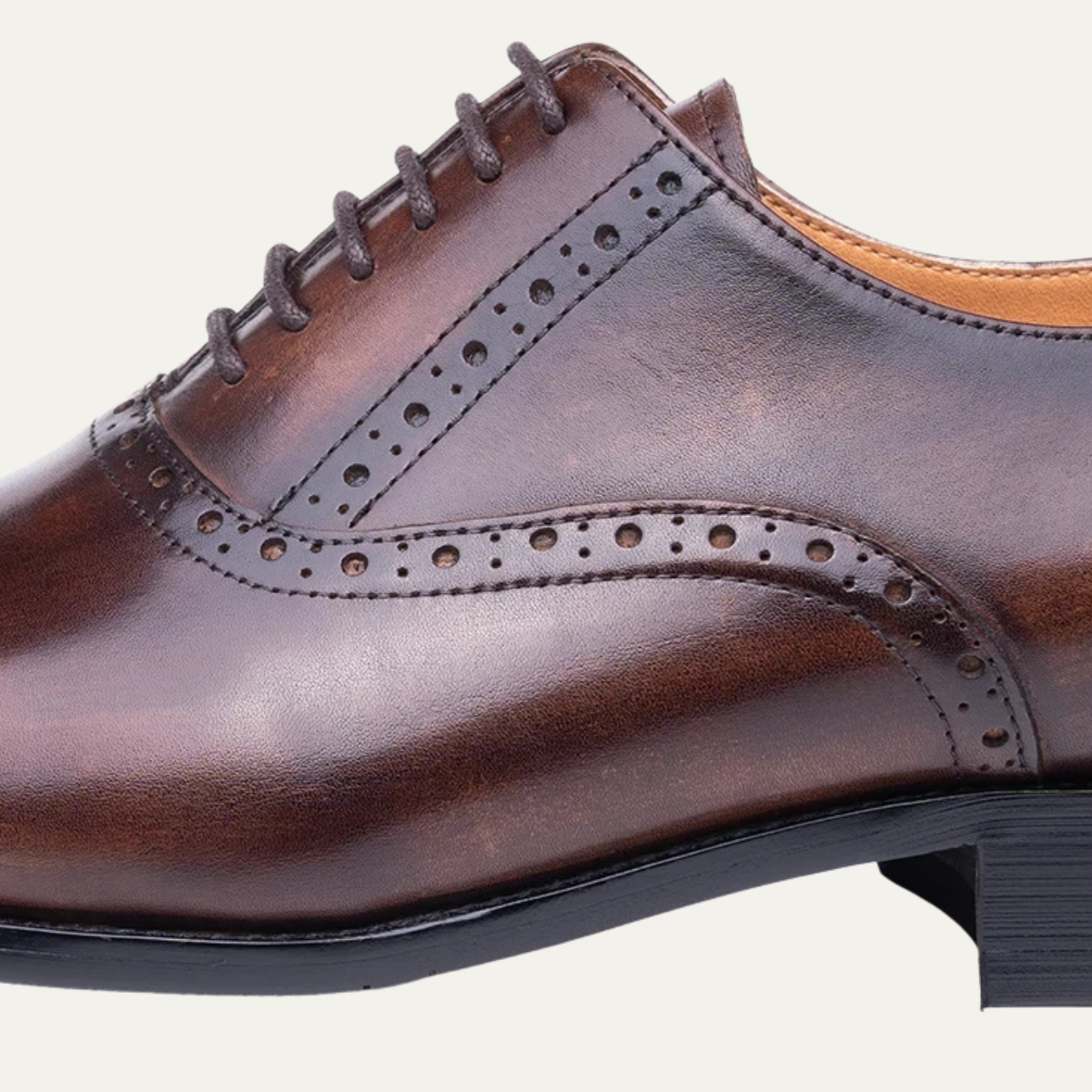 Richelieus homme cuir à perforations