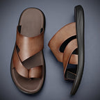 Sandales homme à brides croisées