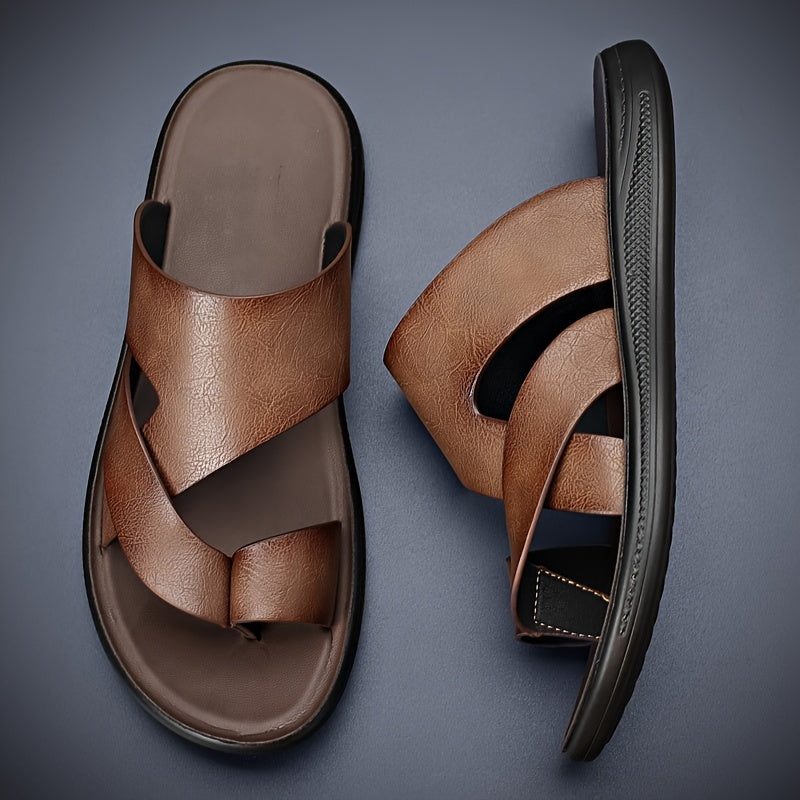 Sandales homme à brides croisées