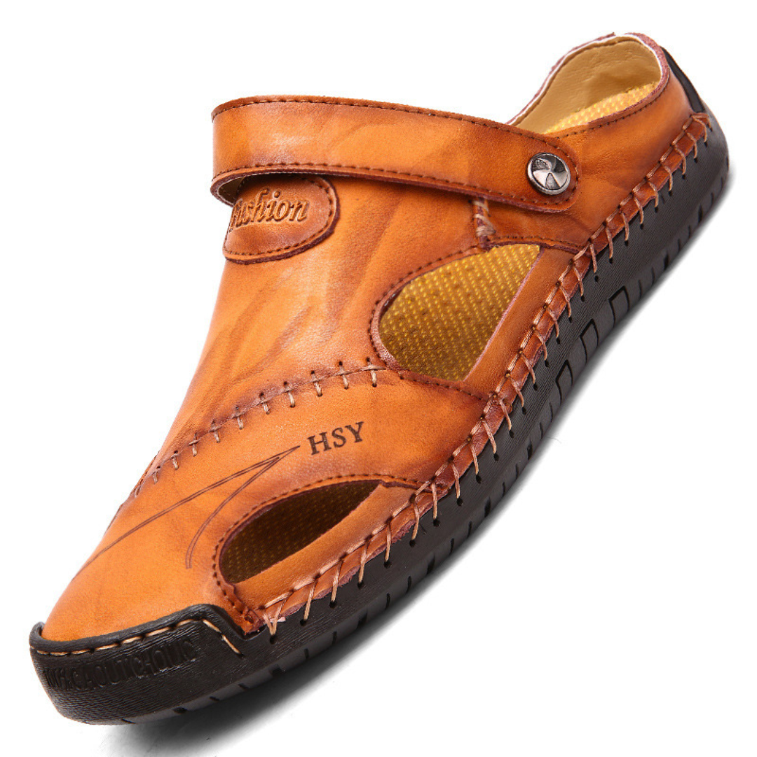 Sandales homme à découpes latérales
