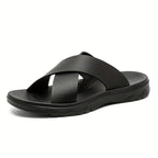 Sandales homme à doubles brides croisées
