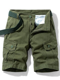 Short cargo homme ceinture intégrée