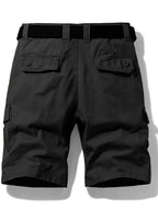 Short cargo homme ceinture intégrée