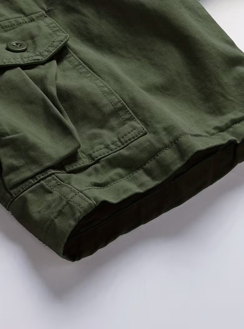 Short cargo homme ceinture intégrée