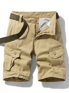 Short cargo homme ceinture intégrée