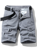 Short cargo homme ceinture intégrée
