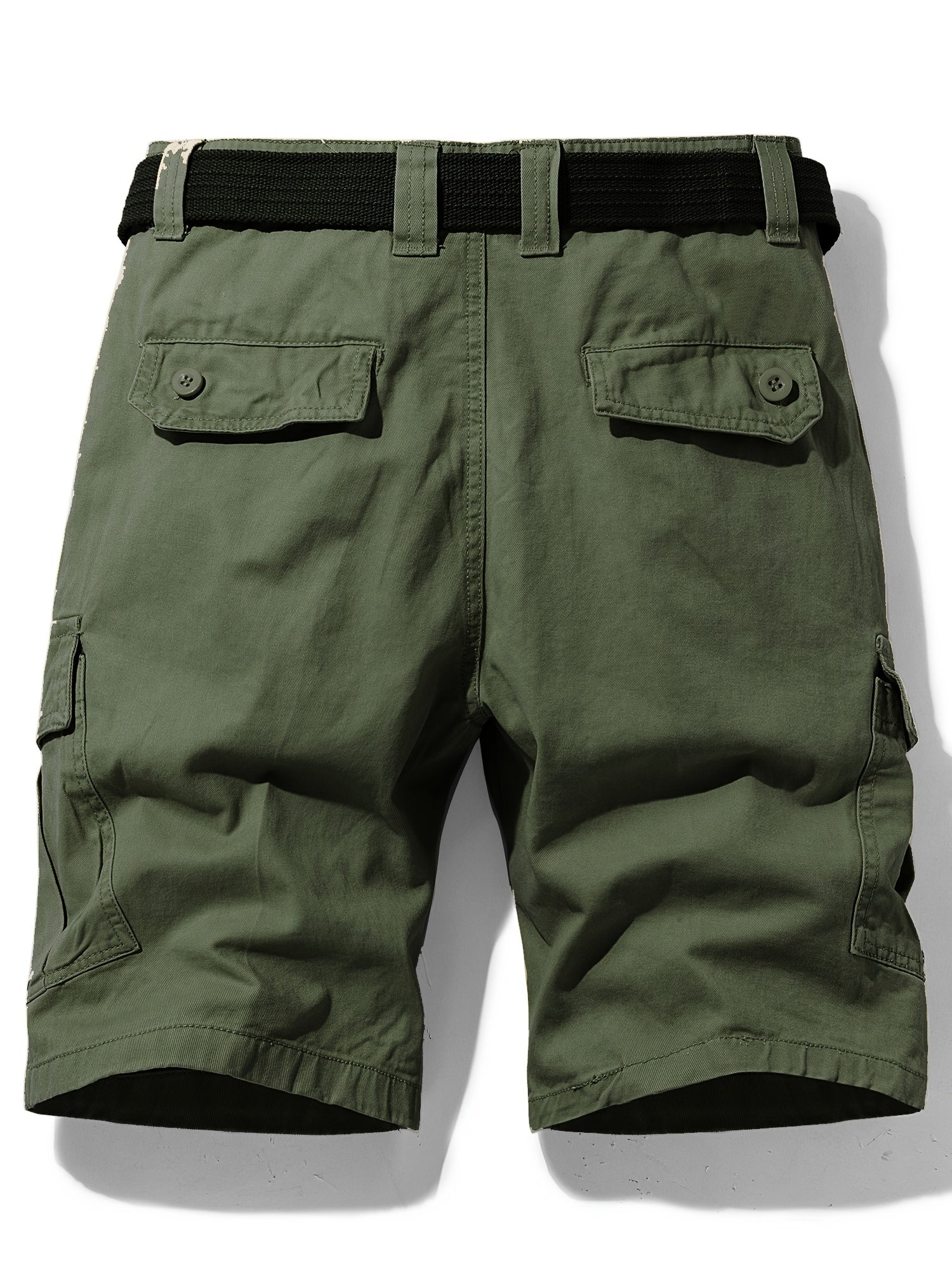 Short cargo homme ceinture intégrée