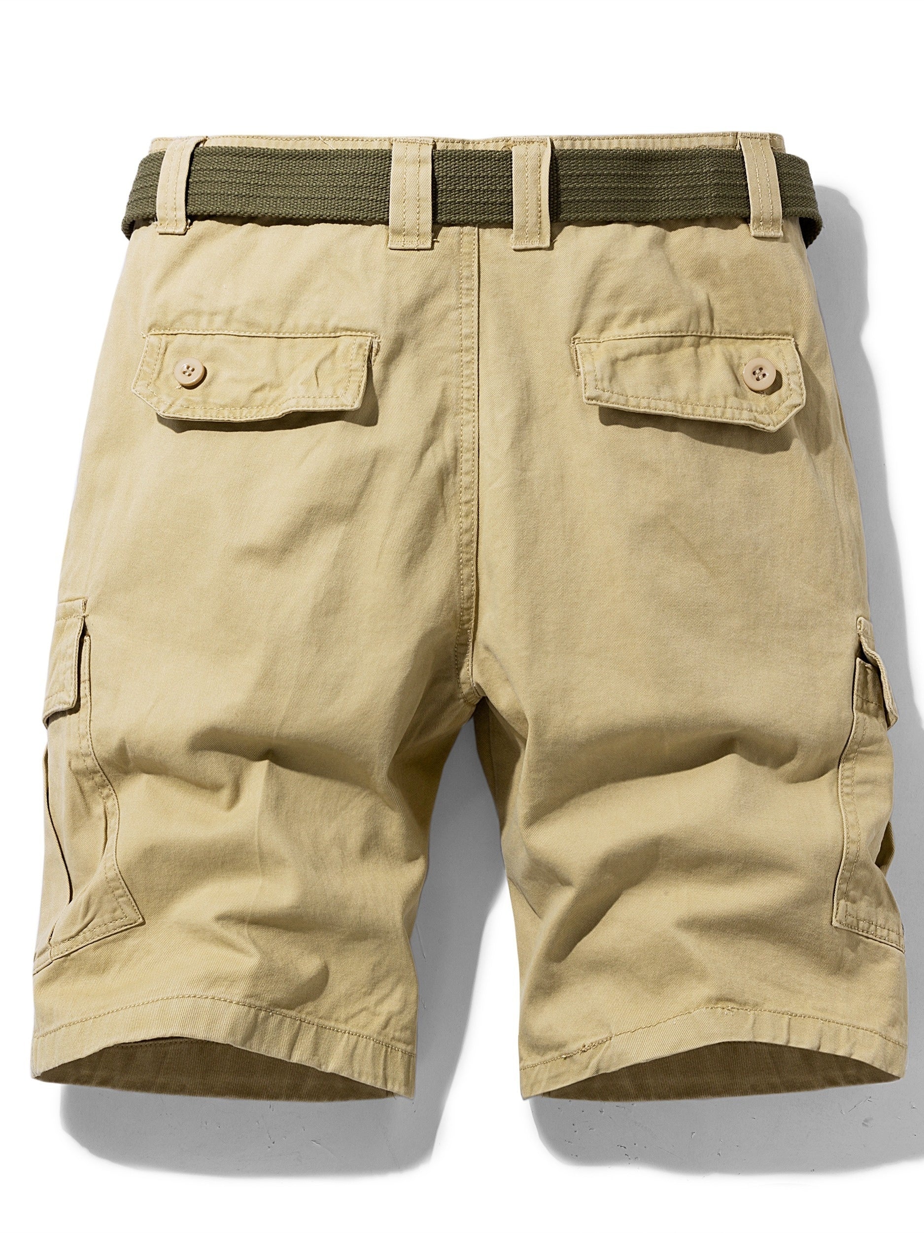 Short cargo homme ceinture intégrée