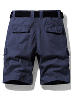 Short cargo homme ceinture intégrée