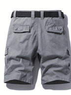 Short cargo homme ceinture intégrée
