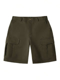 Short cargo homme à poches à rabat
