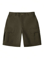 Short cargo homme à poches à rabat