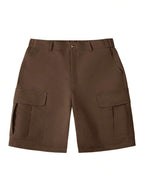 Short cargo homme à poches à rabat