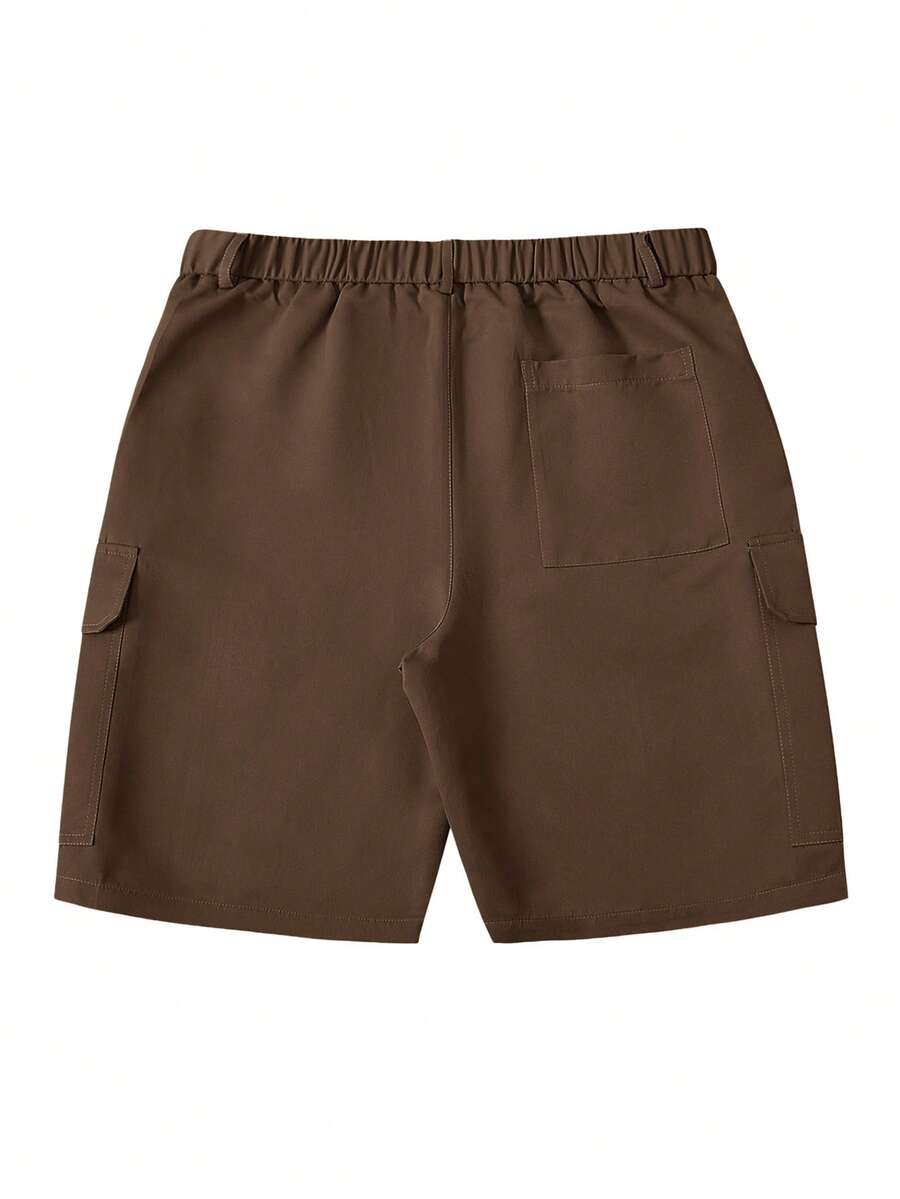 Short cargo homme à poches à rabat
