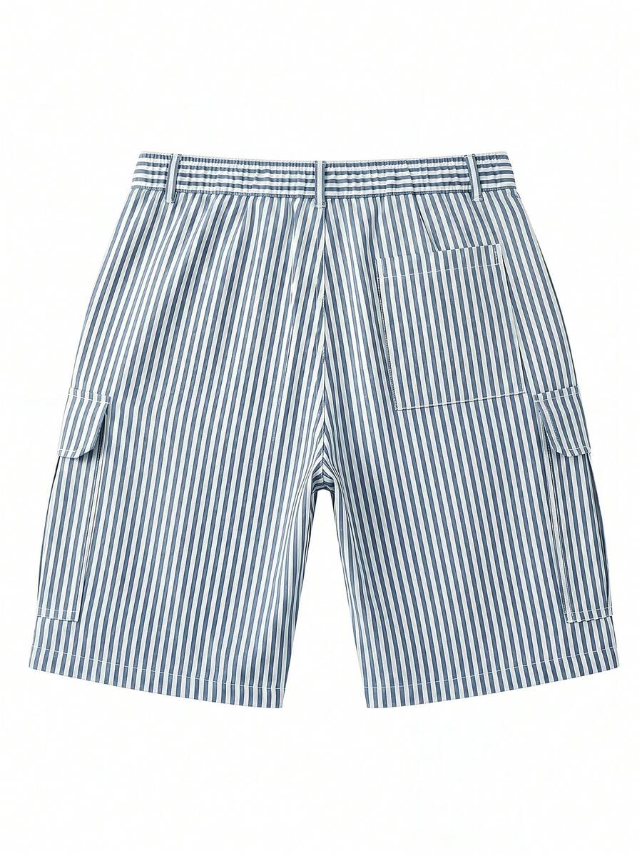 Short cargo homme à poches à rabat