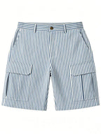Short cargo homme à poches à rabat