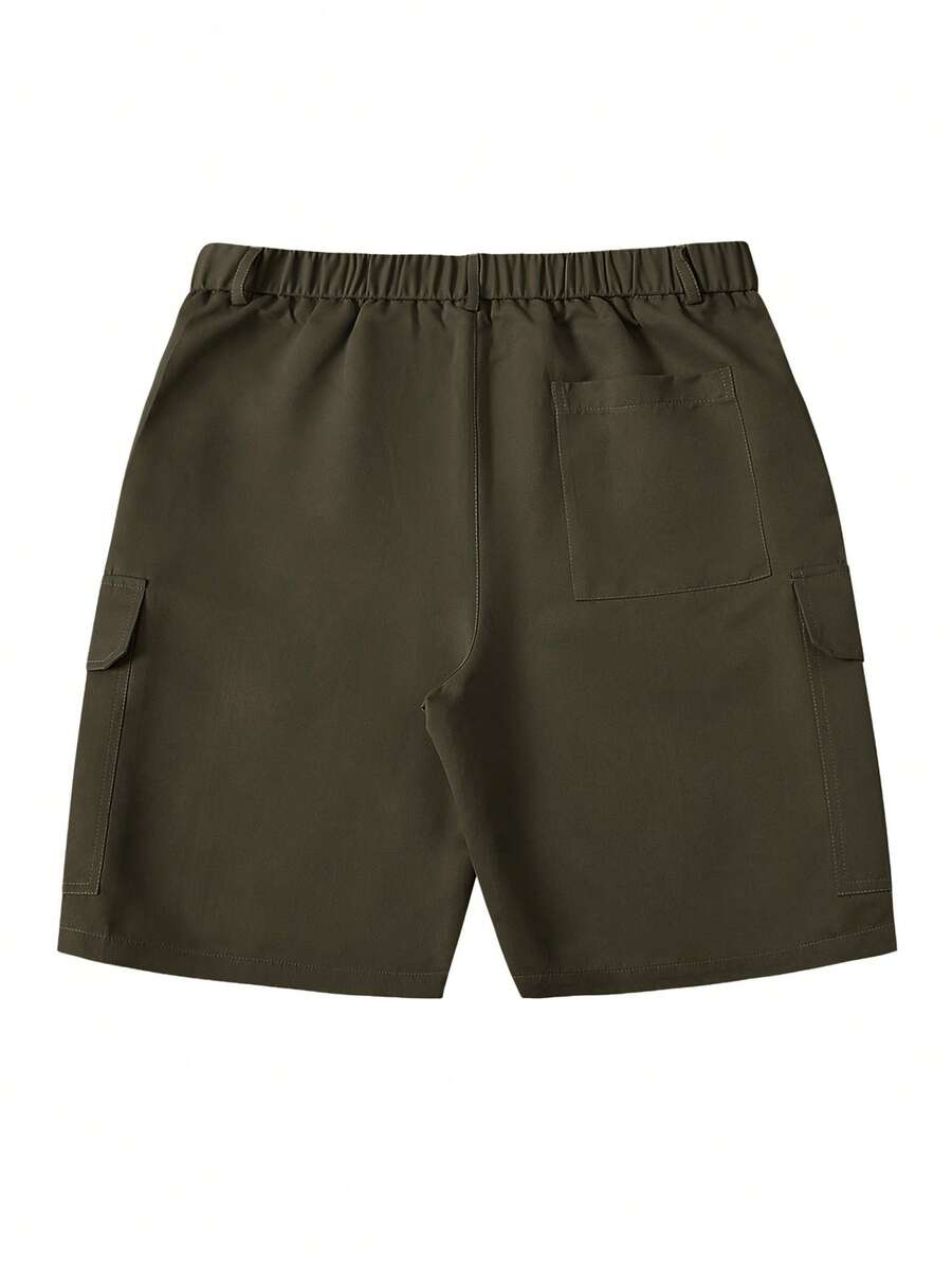 Short cargo homme à poches à rabat